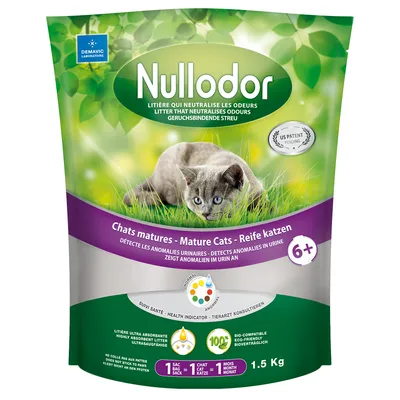 Nullodor Mature Cats Άμμος για Γάτες - 1,5 kg
