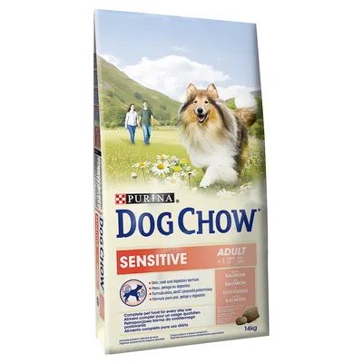PURINA Dog Chow Adult Sensitive, saumon - 14 kg