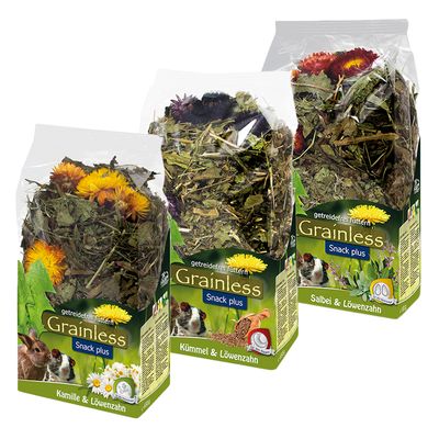 JR Farm Grainless Snack plus Paket 6 x 100 g (3 Sorten gemischt)