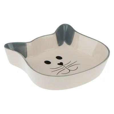 Trixie Bol din ceramică cu față de pisică - 250 ml, Ø 12 cm