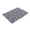 Vetbed® Isobed SL grau mit Herzchen und Pfötchen L 100 x B 75 cm