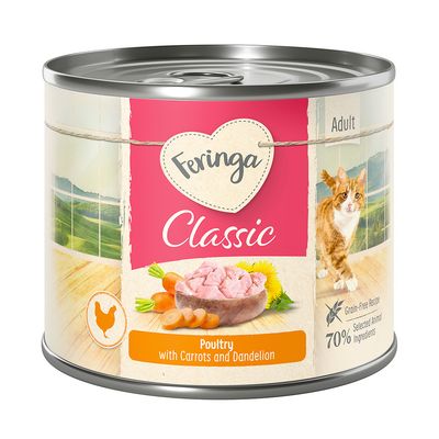 Feringa próbacsomag: szárazeledel + 6 x 200 g nedvestáp - 400 g száraztáp kacsa + nedvestáp
