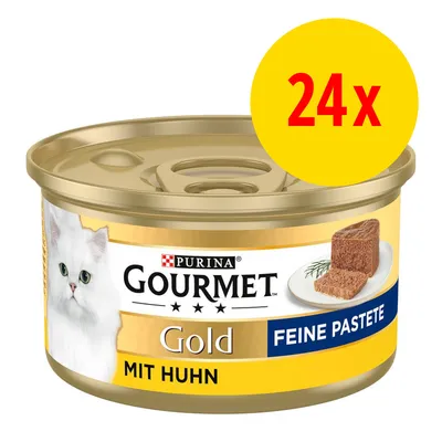 Purina Gourmet Gold Feine Pastete mit Huhn, 24x Dose