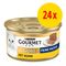 Sparpaket Gourmet Gold Feine Pastete 24 x 85 g Mix II: Rind und Truthahn