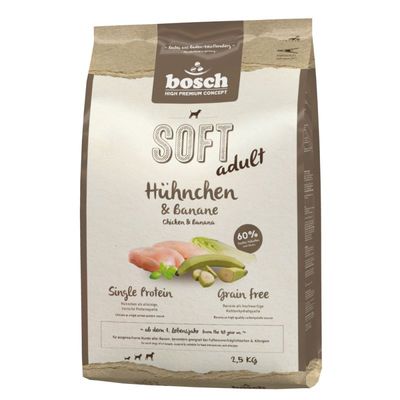 Bosch Soft con pollo y plátano 2,5 kg