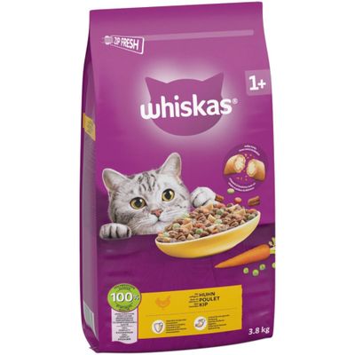 Whiskas 1 +, poulet 3,8 kg