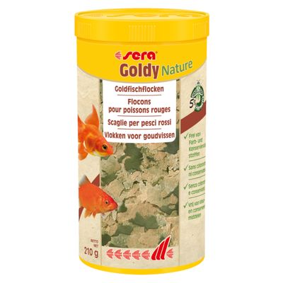 sera Goldy Nature Flockenfutter 1.000 ml (210 g)