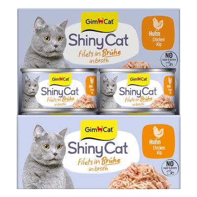 GimCat ShinyCat филе в бульон 12 x 70 г