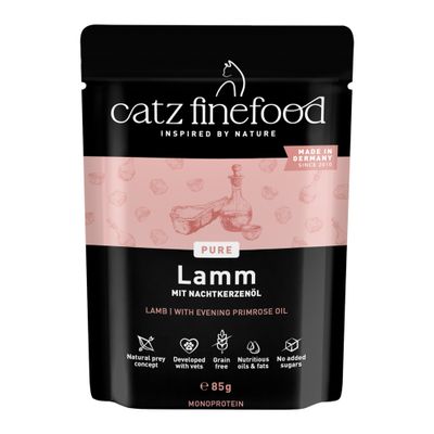 catz finefood Purrrr Pouch 8 x 85 g jehněčí