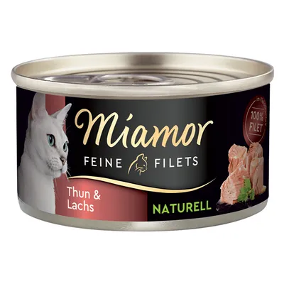 Miamor Feine Filets Naturelle 6 x 80 g - Thunfisch & Lachs Miamor Feine Filets Naturelle 6 x 80 g - Thunfisch & Lachs
