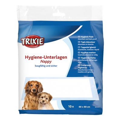 Trixie Welpen-Unterlagen - Nappy-Stubenrein L 60 x B 60 cm, 20 Stück