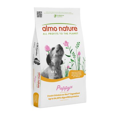 Almo Nature Holistic Medium Puppy kura & ryža
