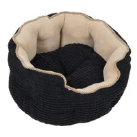 Sparset Cozy Kuschelbett Kingdom + Schmusedecke Quaxie - Set S: Hundebett Ø 45 cm + Schmusedecke