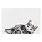 Trixie Napfunterlage Katze L 44 × B 28 cm