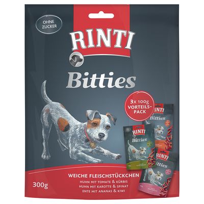 RINTI Bitties Blandet pakke 3 x 100 g Mix: 3 varianter