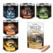 Wild Freedom Kombi-Paket: Adult Nassfutter + Filet Snacks 24 x 200 g Mixpaket 1 (Huhn, Seelachs, Lamm, Kaninchen, Wild) + 3 x 100 g Hühnerfilet
