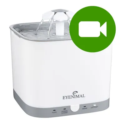 Przycisk odtwarzania wideo. Kliknij tutaj, aby obejrzeć film prezentujący produkt EYENIMAL z widocznymi przyciskami: FILTER, NORMAL & SMART, RADAR, LED/RESET. Przycisk odtwarzania wideo. Kliknij tutaj, aby obejrzeć film prezentujący produkt EYENIMAL z widocznymi przyciskami: FILTER, NORMAL & SMART, RADAR, LED/RESET.