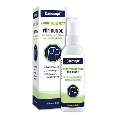 Canosept fogápoló spray kutyáknak. A kutyafogak tisztítására és ápolására. Friss lehelet, fogápolás, jobb szájhigiénia. Canosept fogápoló spray kutyáknak. A kutyafogak tisztítására és ápolására. Friss lehelet, fogápolás, jobb szájhigiénia.