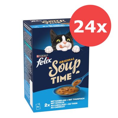Felix Soup Time Original 6 x 48 g