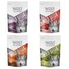 Wolf of Wilderness Snacks - Wild Bites 4 x 180 g Mix: Kip, Eend, Lam, Rund
