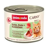Lot Animonda Carny Adult 24 x 200 g pour chat - poulet, dinde & lapin