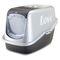 Toilette per gatti Nestor Impression "Love" by Savic nero / argento con scritta "Love"