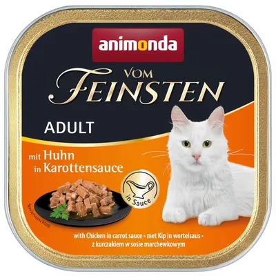Megapack animonda vom Feinsten Adult NoGrain in Sauce 72 x 100 g - Huhn in Karottensauce