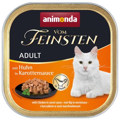 Megapack animonda vom Feinsten Adult NoGrain in Sauce 72 x 100 g Huhn in Karottensauce