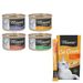Miamor Kombi-Paket: 12 x 85 g Pastete + 12 x 15 g Multi-Vitamin Cream Snacks Pastete mit Geflügel (4 Sorten) + Snack Multi-Vitamin Cream
