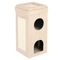 Tour à griffer pliable Soft'n Scratchy pour chat beige / blanc