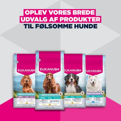EUKANUBA Special Care tørfoder til hvalpe med sensitiv fordøjelse – kylling & kalkun