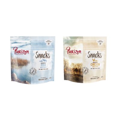 Purizon snacks 2 x 40 g - Pack de prueba mixto