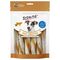 Bâtonnets torsadés Dokas pour chien peau de bœuf, panses, blanc de poulet 200 g