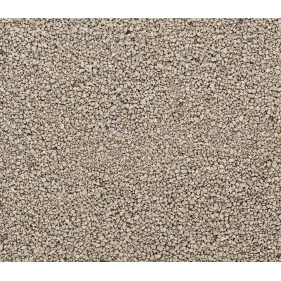 Nahaufnahme von beigem, grobkörnigem Streu- oder Granulatmaterial.