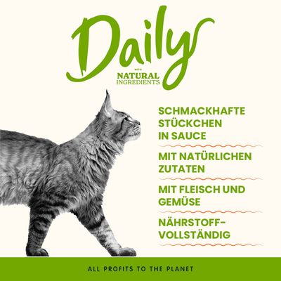 Sparpaket Almo Nature Daily Menu 24 x 70 g - Kalb und Lamm