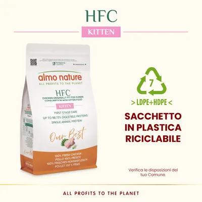 Almo Nature HFC Kitten Pollo - 1,2 kg