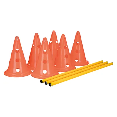 Set d'obstacles Trixie Dog Activity, 3 pièces pour chien - 23 cm de diamètre × 30 cm, 78 cm