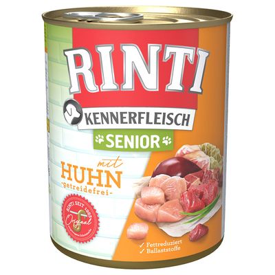 RINTI Kennerfleisch Senior 6 x 800 g Huhn