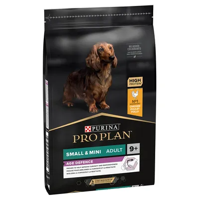 PURINA PRO PLAN Small & Mini Adult 9+ Age Defence pour chien - 2 x 7 kg