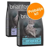 Briantos gabonamentes próbacsomag 2 x 1 kg  - Adult Mini lazac + Adult bárány