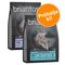 Briantos gabonamentes próbacsomag 2 x 1 kg Adult Mini lazac + Adult bárány