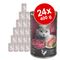 Økonomipakke: 24 x 400 g Leonardo All Meat Mix: Lever & Havfisk
