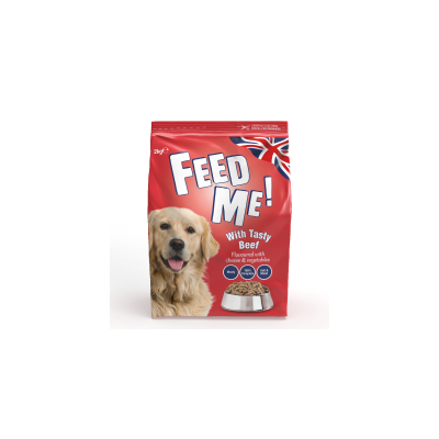 HiLife FEED ME - Tasty Beef Dry Dog food Economy Pack: 12kg (6 x 2kg)