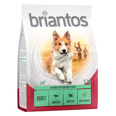 Briantos Adult Agnello & Riso Crocchette per cane 4 x 1 kg