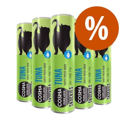 Cosma Snackies mrazem sušené pamlsky - výhodné balení 5 x kuře (130 g)