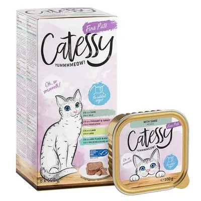 Blandpack Catessy 8 x 100 g portionsform - Fin paté Mix II