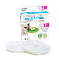 Catit Flower Fountain with LED Nightlight - Replacement Filters: 2 Pack