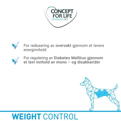 Concept for Life Veterinary Diet Weight Control