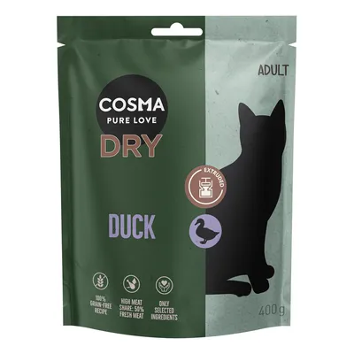 Cosma экструдированный сухой корм с уткой - 400 г
