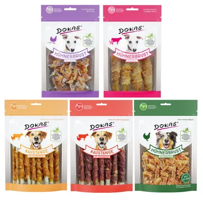 Dokas snacks - Pack de prueba - Pack mixto: 5 variedades